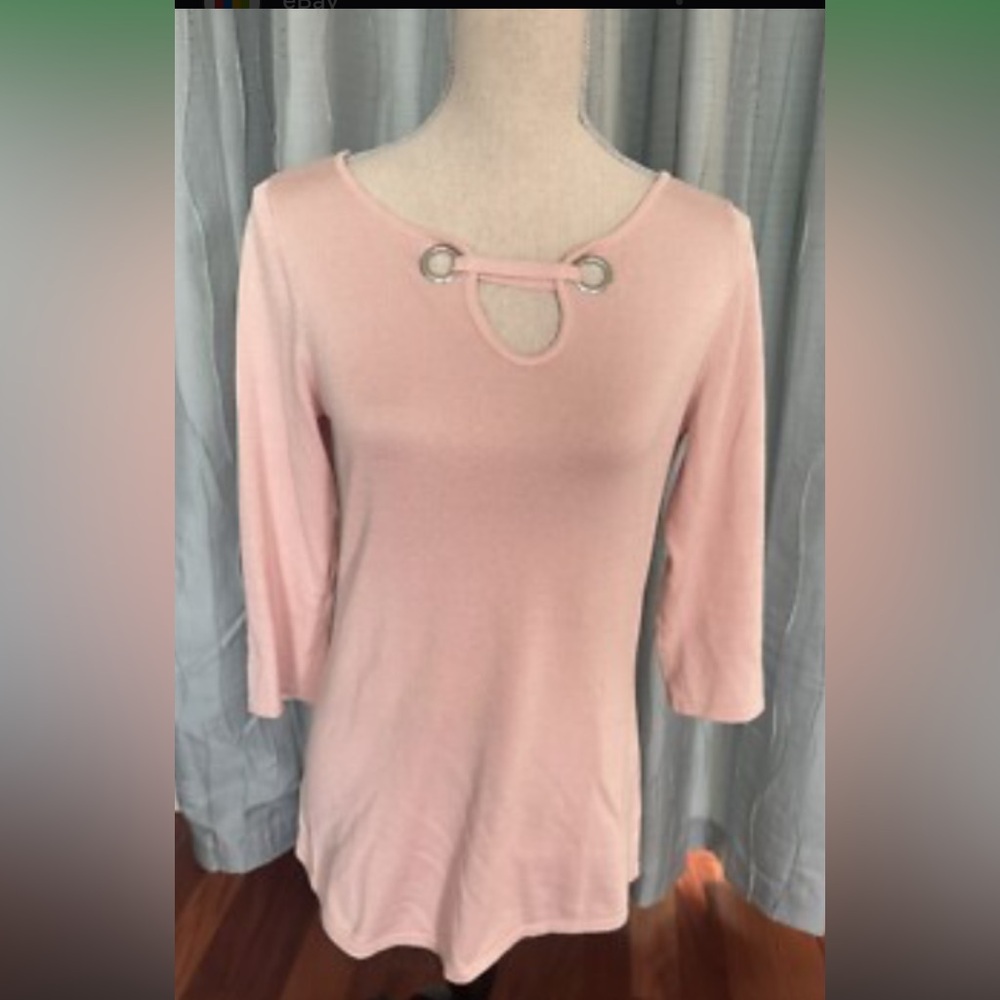United States Sweaters - v-neck sweater, metal rings details